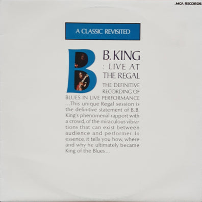 Pre Loved Record - B.B King - Live At The Regal